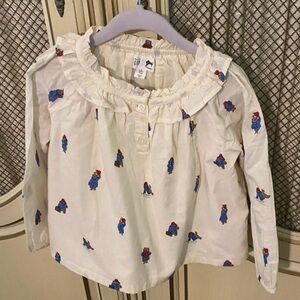 Adorable 3T Gap Baby Paddington blouse
